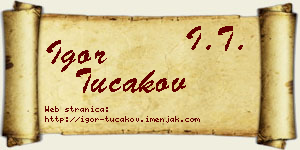 Igor Tucakov vizit kartica